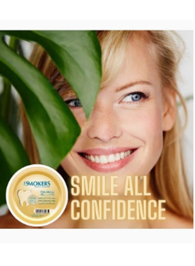 إيفا بودرة أسنان بالمنتول للمدخنين أبيض 40جم - Image 2